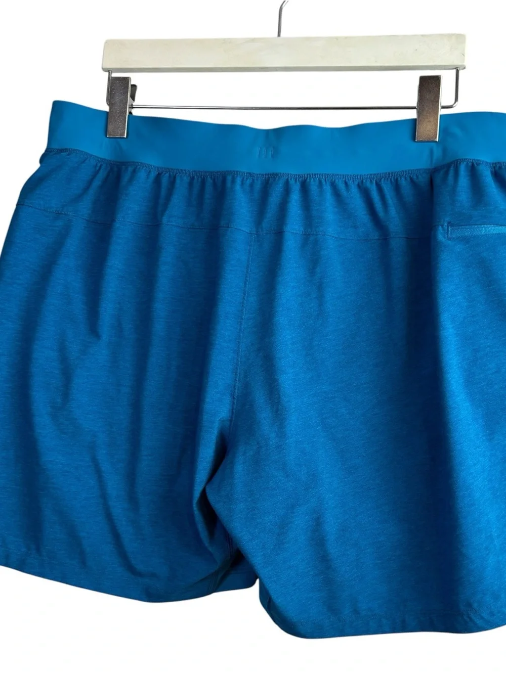 Lululemon T.H.E. Short 7" Nulux Liner Heathered Vivid Aqua men’s size XXL - Picture 3 of 10